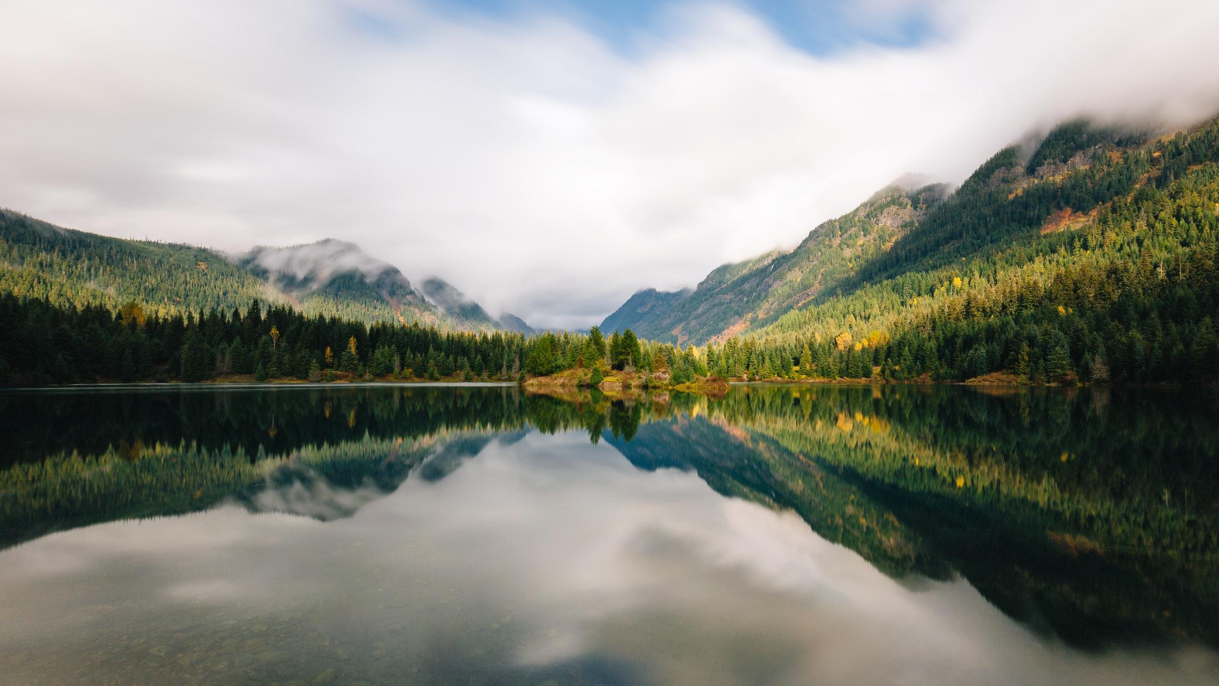 Lake and Mountains